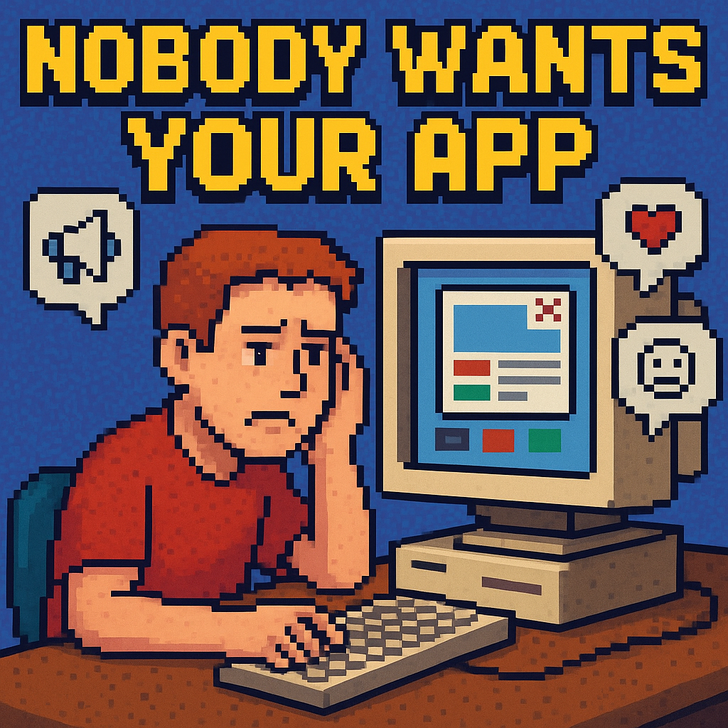 Featured image for Lessons in Failure #1 - Nobody wants your app