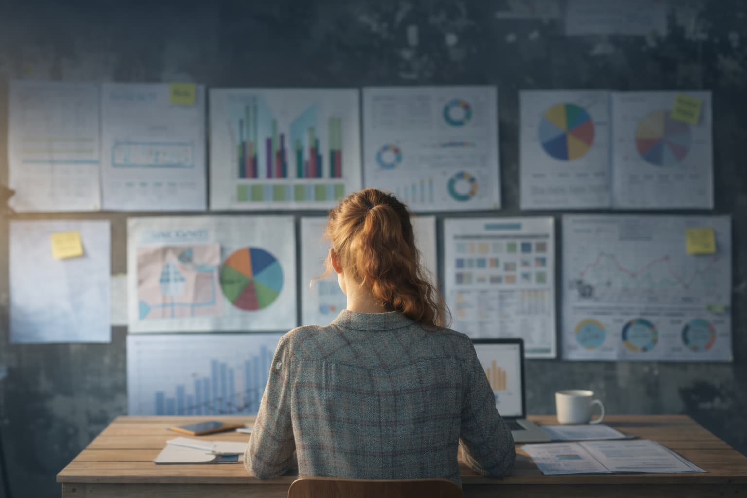 Startup founder working at a desk, representing the entrepreneurs Fractional Founders supports
